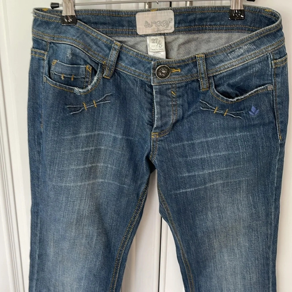 Reef Denim Jeans blue size 27 size 5 - Picture 2 of 16